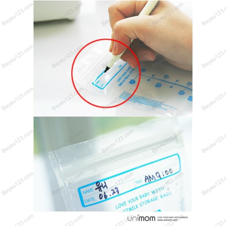 Túi trữ sữa Mẹ 210ml UNIMOM Compact /Hộp 60 túi / 30 / tách lẻ UM870268 , UM870251