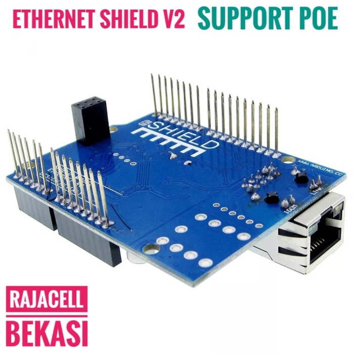 Đĩa 50 Ethernet Shield V2 W5100 R3 Hỗ Trợ Poe Cho Arduino Uno Mega 2560 Nano