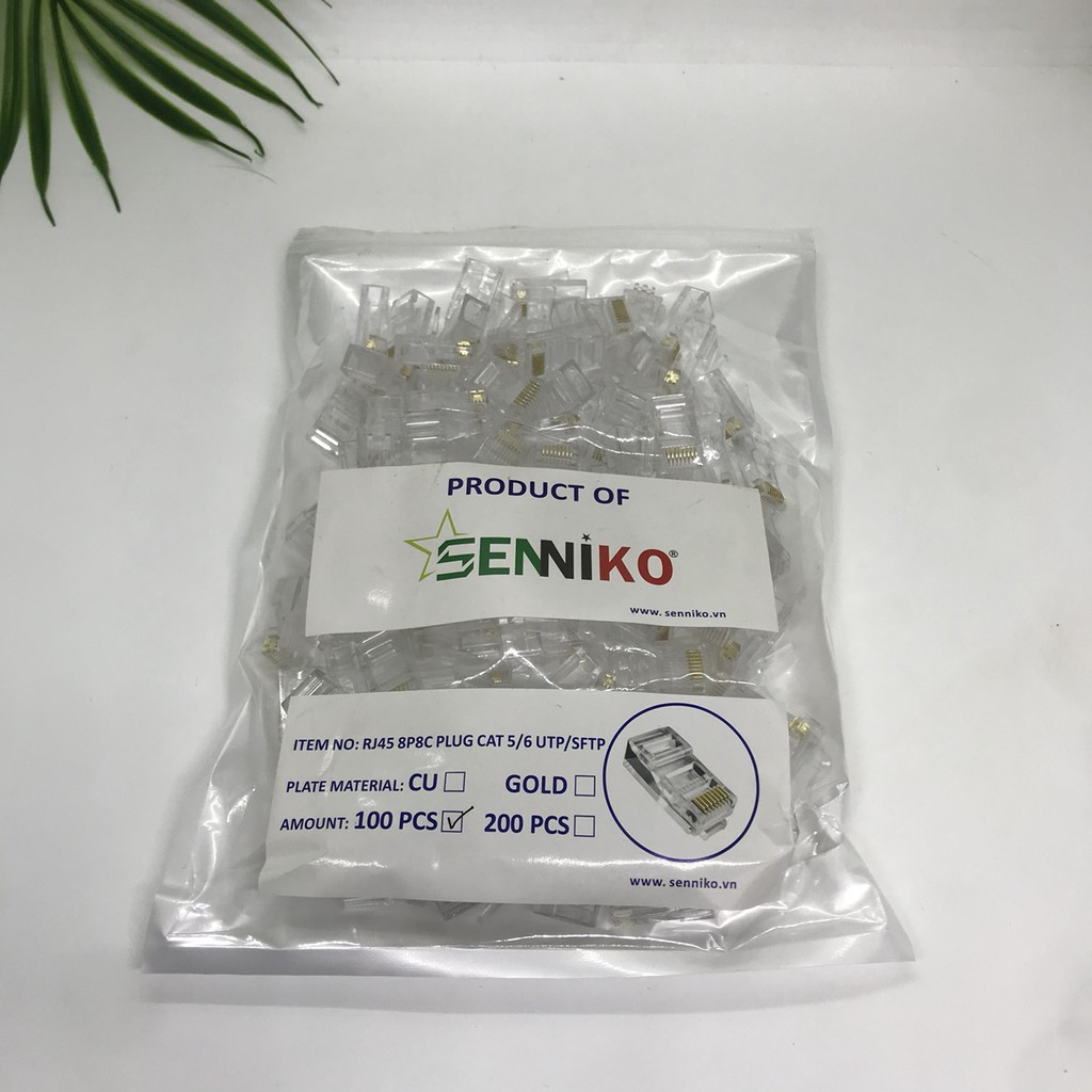 Hạt mạng RJ45 đồng Senniko, Hạt mạng đồng chống han rỉ