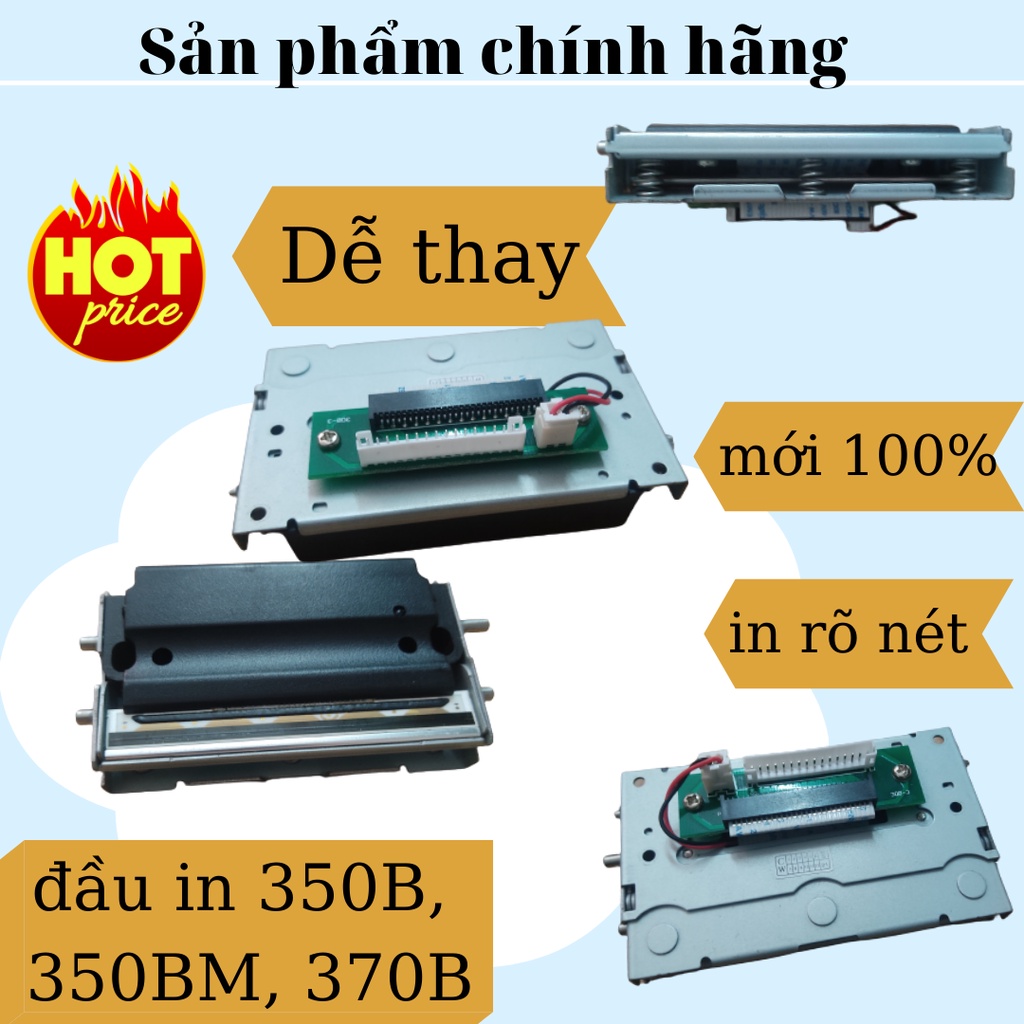 [Hàng mới 100%] Đầu in cho máy 350B, 350BM, 370B