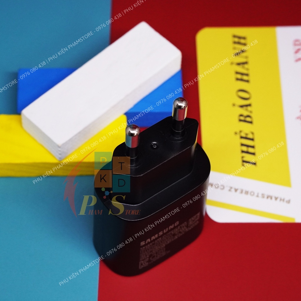 Cục Sạc Nhanh Samsung 25W Zin Máy 100% | Bảo Hành 12 Tháng | Cổng Sạc Type C