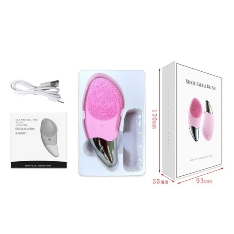 MÁY rửa mặt massge 3in1 SONIC FACIAL BRUSH