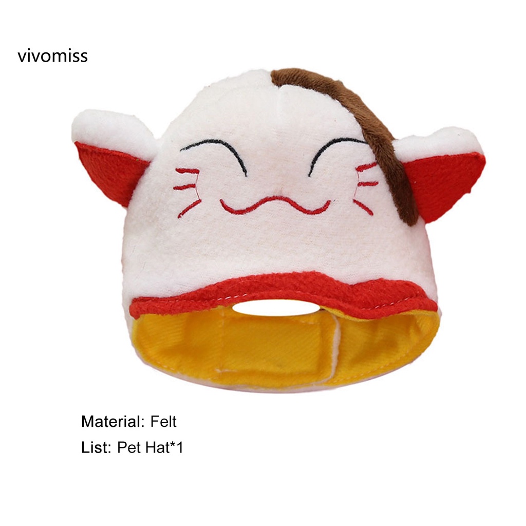 Mũ nỉ thoáng khí phong cách năm mới dành cho thú cưng