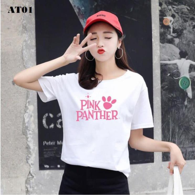 Chăn ga gối đệm cao cấp nhất  Áo phông nữ tay ngắn Cotton co giãn 4 chiều Pink AT01