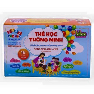 Bộ thẻ học 16 chủ đề thông minh cho bé