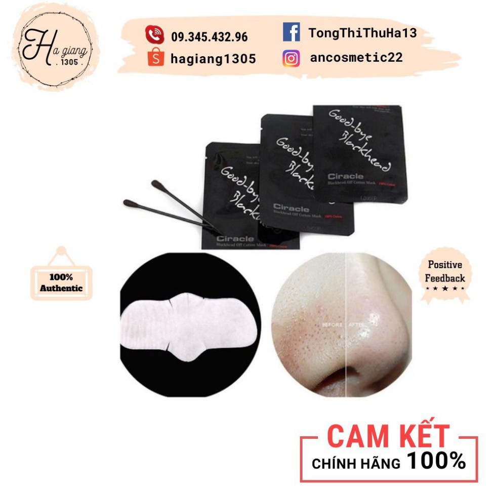 [khoivu]  Miếng dán mụn đầu đen Goodbye Blackhead Ciracle, Miếng dán đẩy mụn đầu đen Goodbye Blackhead Ciracle 64