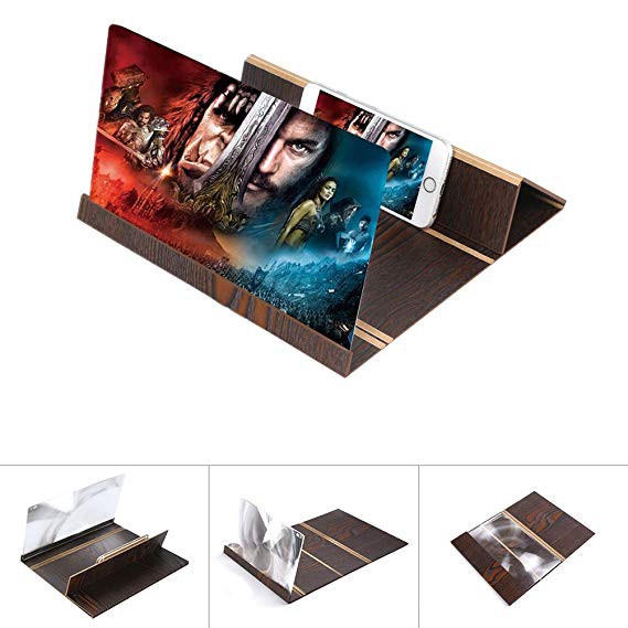 [FREE SHIP] Kính 3D phóng to màn hình điện thoại 12 inch