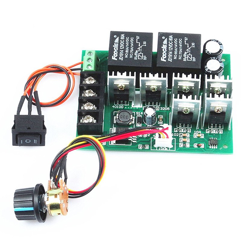 Dc Mô Tơ Điều Khiển Tốc Độ Động Cơ Chổi Than 12v 24v 36v 2000w 40a