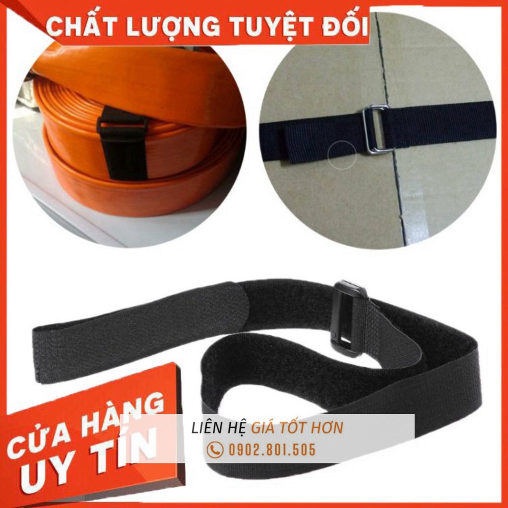 Dây đai buộc hàng, ràng hàng tự dính, cố định hàng hóa, bạt che, lưới che Liên Sơn Kho HCM