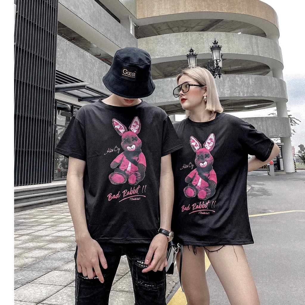 Áo Phông Rộng Dáng Unisex Cho Cả Nam Và Nữ - Áo Thun Thiết Kế In 5D - Chất Vải Cotton Cao Cấp Dày Dặn Mặc Cực Thích T6 [