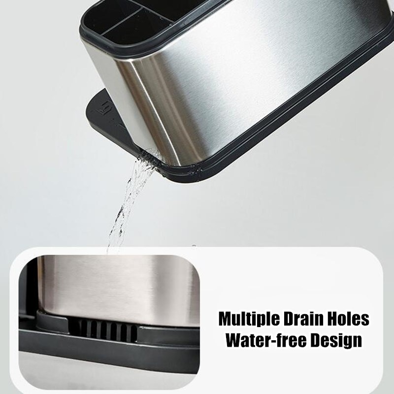 A - LIFE Giá Đỡ Dao / Dao Bằng Thép Không Gỉ Tiện Dụng Cho Nhà Bếp