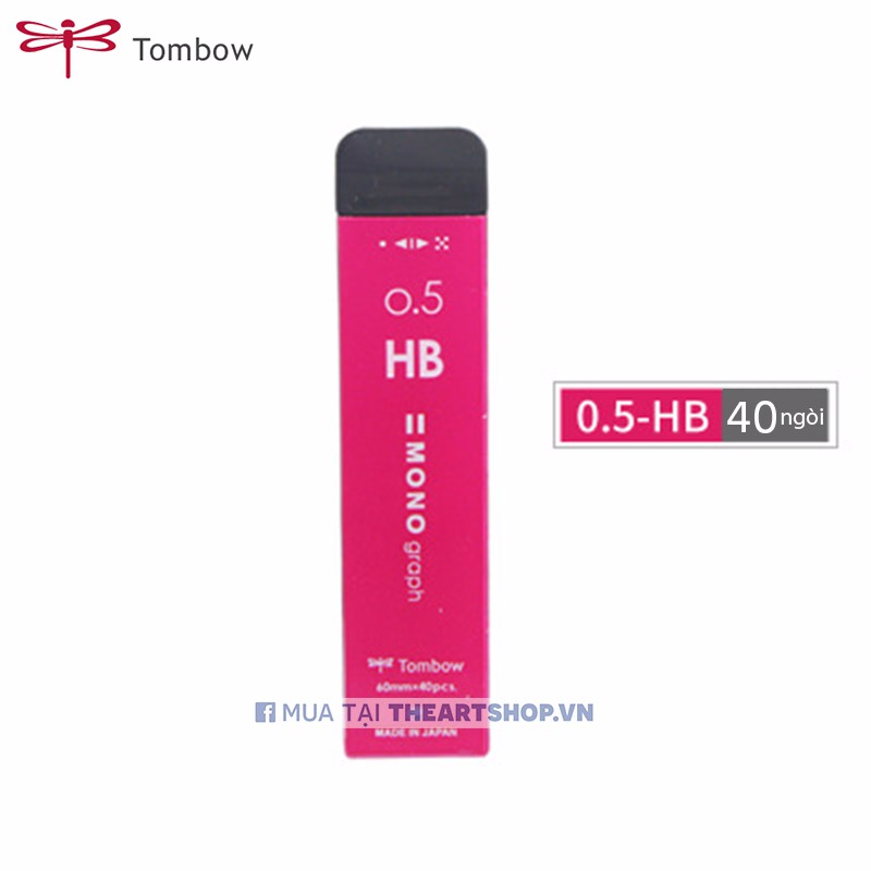Ngòi chì bấm cơ khí màu đen TOMBOW Mono Graph MG THEARTSHOP