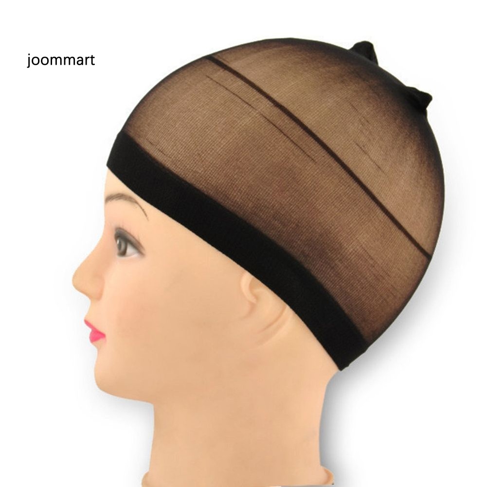 【JOOM】2Pcs Unisex Stretchable Wig Liner Cap Hair Net Elastic Mesh Hairpiece Accessory