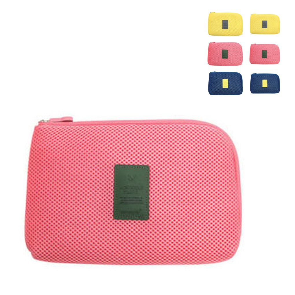 Travel Data Cable Charger Storage Power Pack Pouch Bag