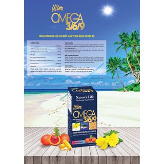 Dầu cá omega alaska 3,6,9 hỗ trợ hệ tim mạch, trí não, tăng cường thị lực, sáng mắt
