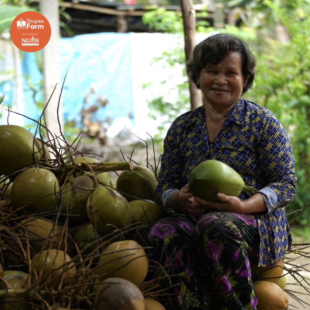 [HCM] Hộp 9 Quả Dừa Xiêm Tiền Giang Loại 1 Vị Ngọt Đậm Tươi Ngon - Shopeefarm | BigBuy360 - bigbuy360.vn