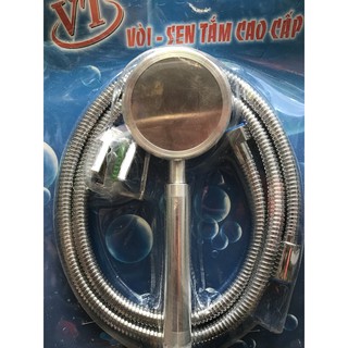 Bộ tay và dây sen tắm nhôm tăng áp