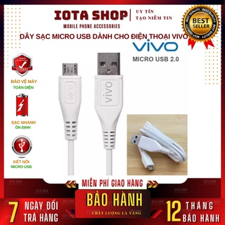 Cáp sạc nhanh Vivo 2A cổng Micro Usb