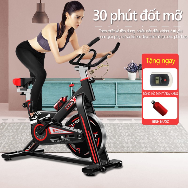 SP08 Xe đạp tập thể dục Air Bike xe đạp tập thể thao trong phòng tập  khí tài trong phòng tập