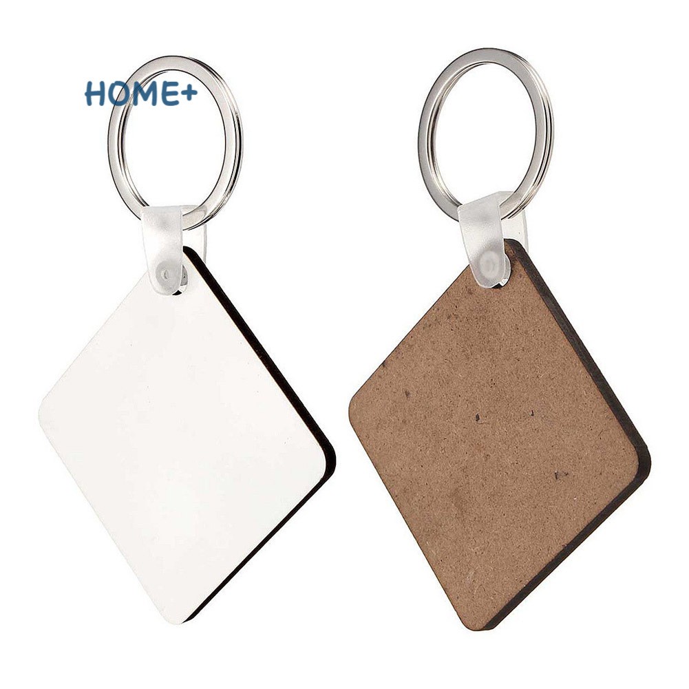 Set 10 Móc Chìa Khóa Hình Vuông Chuyên Dụng Cho Máy In Nhiệt