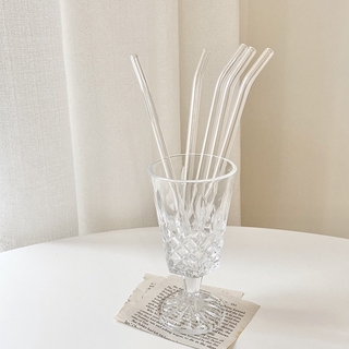 Ống hút thuỷ tinh trong suốt an toàn tiện dụng 8mmx18cm