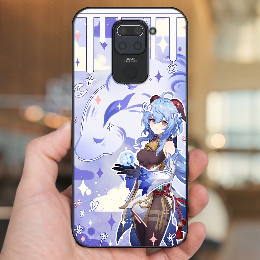 Ốp lưng Xiaomi Redmi Note 9 viền đen in hình Ganyu Genshin Impact