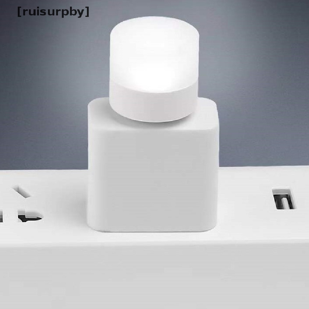 Đèn đọc sách nhỏ bảo vệ mắt hình tròn cổng USB ban đêm