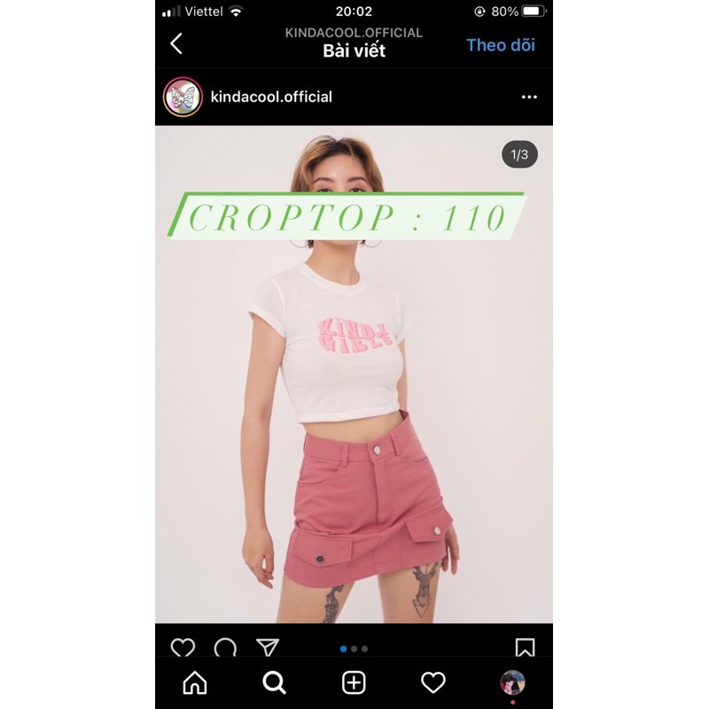 pass croptop kindalcool và dumm