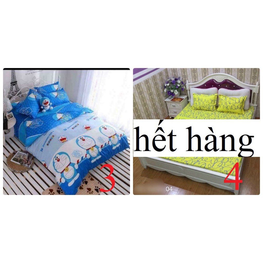 Set ga chun+ 2 vỏ gối + vỏ ôm