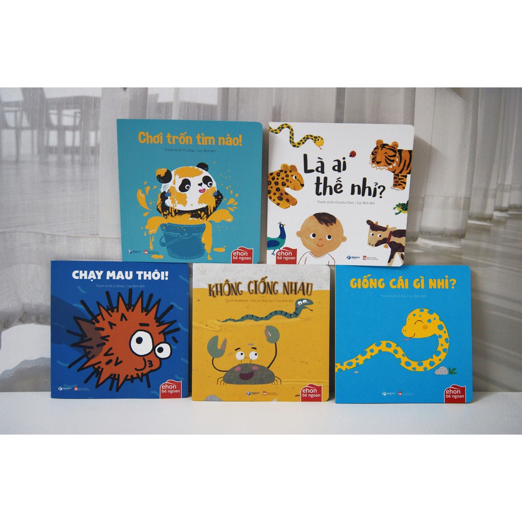 Sách - Ehon bé ngoan - Cùng chơi với bé phần 1 (Bộ 5 Quyển)