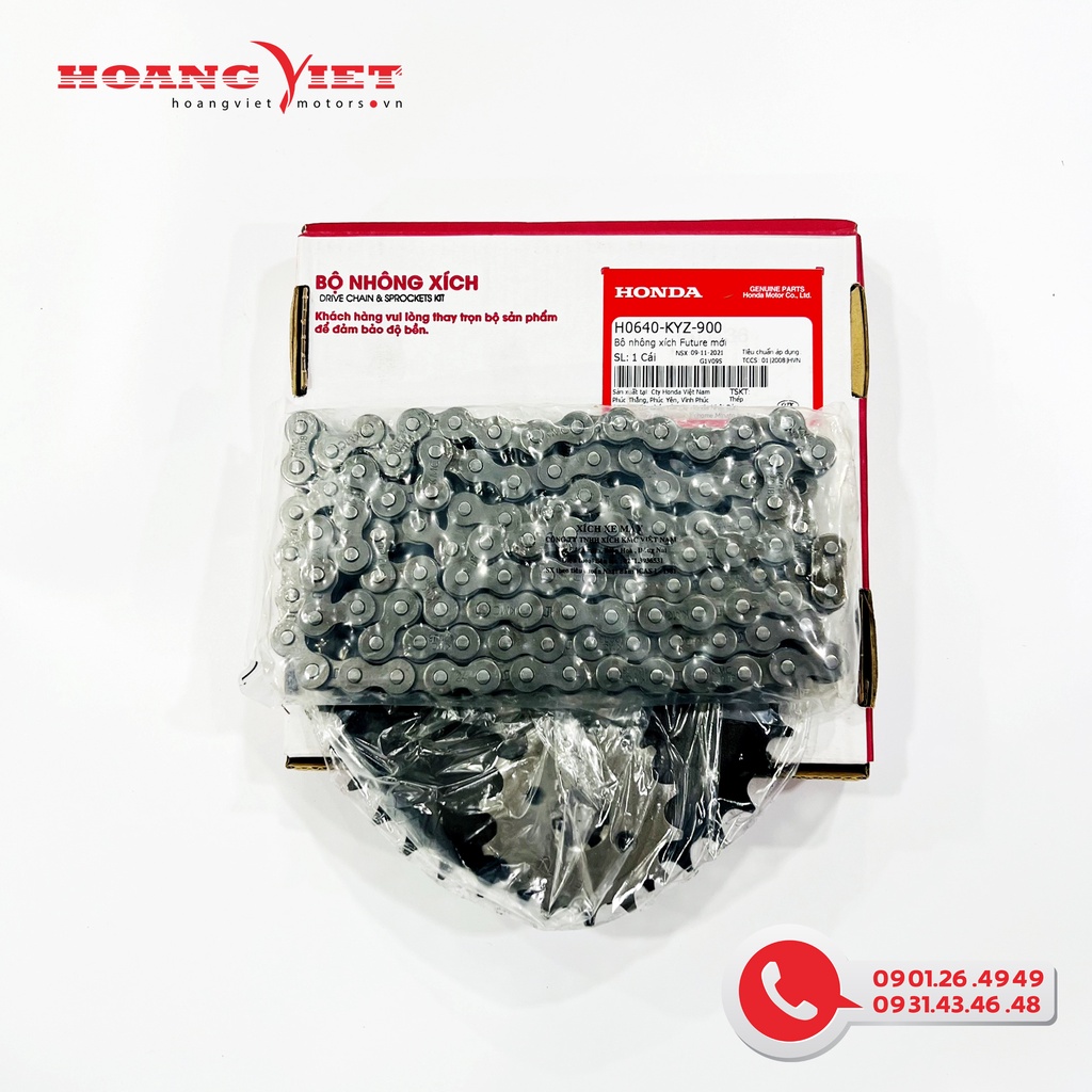 Bộ nhông xích Future mới - Honda FUTURE 125 FI  - H0640KYZ900