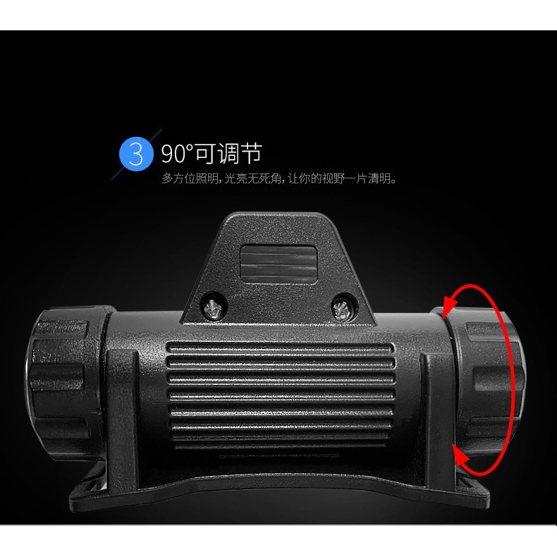 Đèn pin đội đầu 2 bóng TT 101 siêu sáng siêu rẻ kèm pin vạ sạc đồ câu FISHING_HD