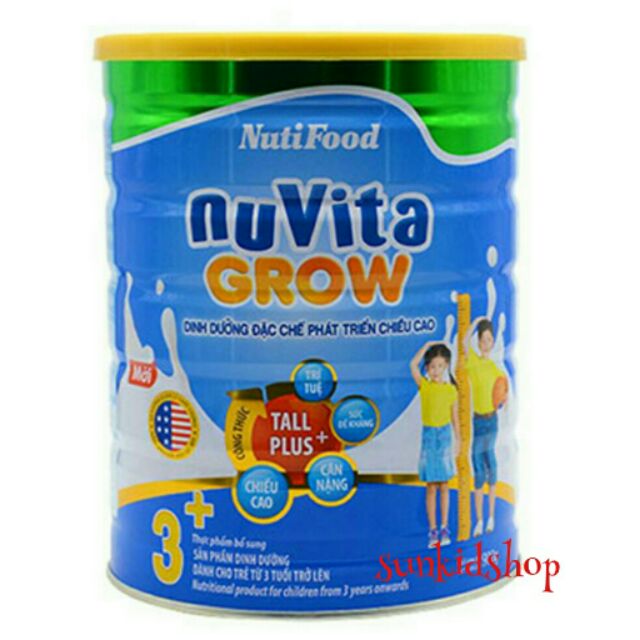 Sữa nuvitagrow3+ 900g