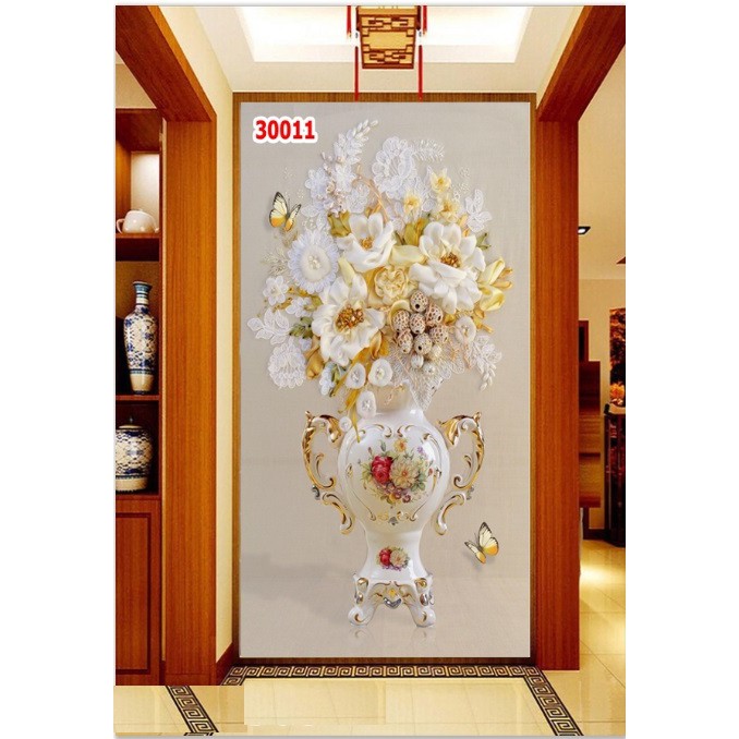 Tranh dán tường bình hoa BINBIN SN42 (Có in theo yêu cầu)