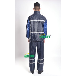 Áo mưa 2 lớp phản quang