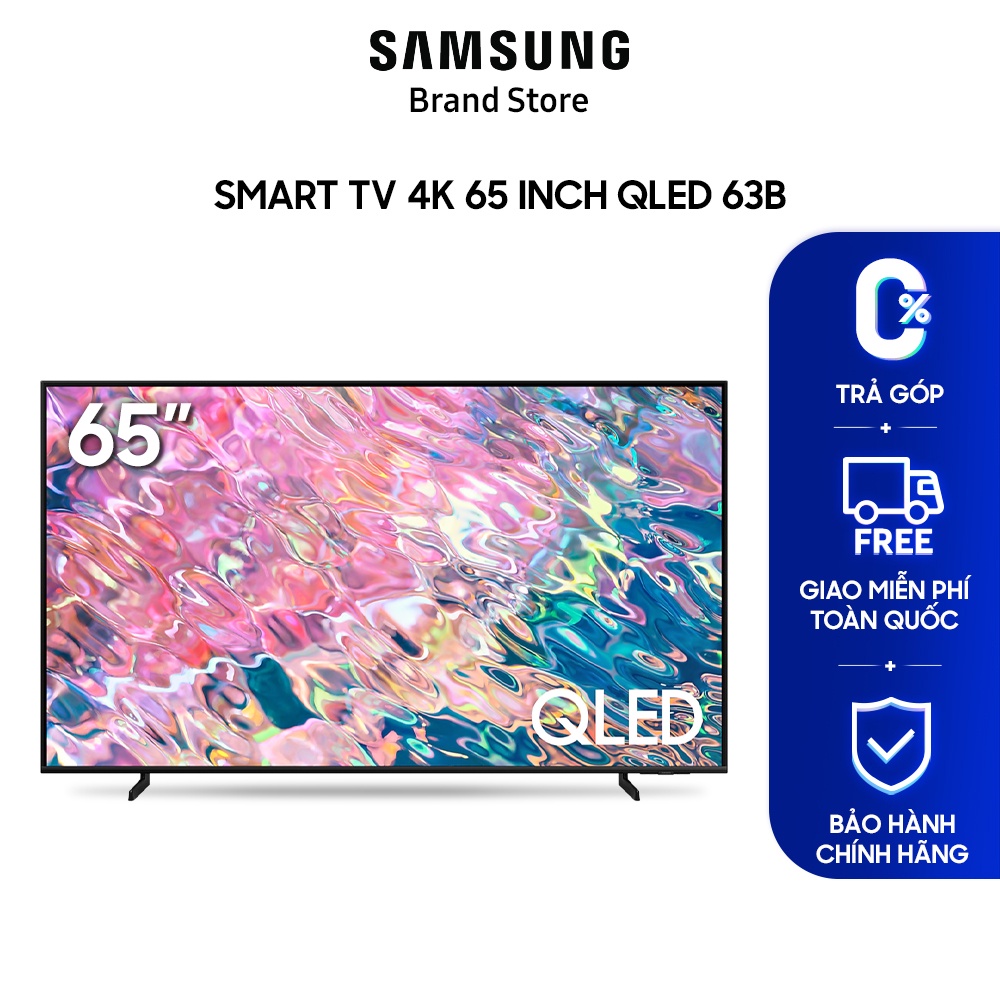 Smart TV Samsung 4K QLED 65 inch Q63B 2022 | Miễn phí giao lắp - BH 24 tháng