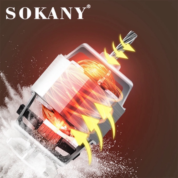 Máy nhào bột để bàn, đánh trứng cầm tay đa năng SOKANY 400W