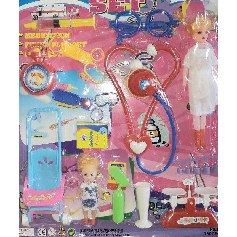 Sét Bộ đồ chơi Bé tập làm Bác Sĩ loại lớn bằng nhựa