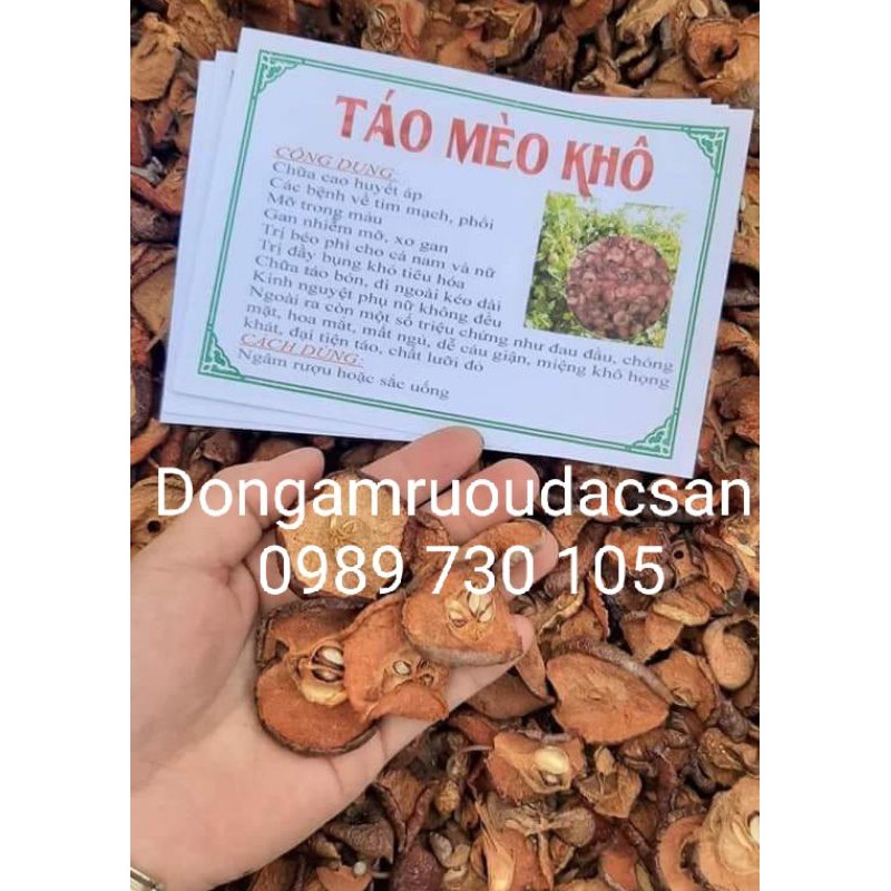 Táo mèo khô Tây Bắc [1kg] khô thơm chuẩn táo rừng