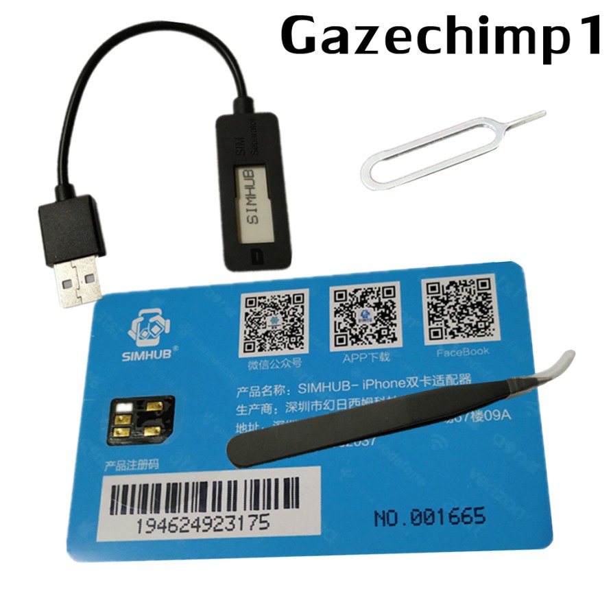 Đầu Nối Dài Sim Điện Thoại Gazechimp1) Cho Iphone 5 / 6 / 7plus / 8 / Xs