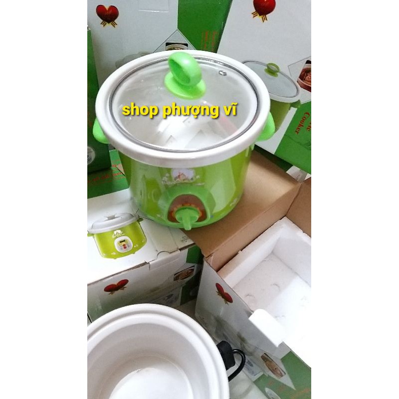 Nồi hầm cháo kho cá kho thịt nồi điện lõi bằng sứ 1.5L