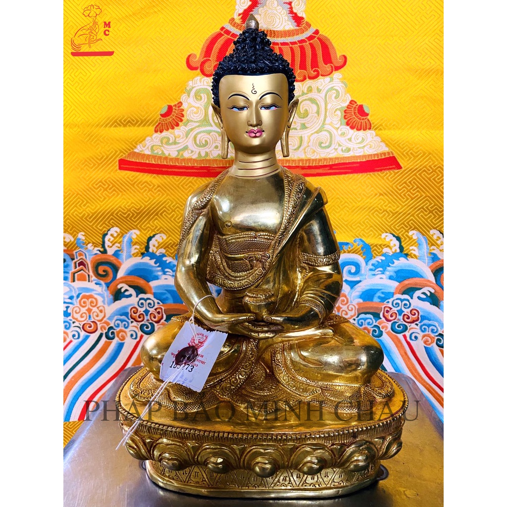 [PHÁP BẢO MINH CHÂU] Tượng Đồng Nepal 32cm