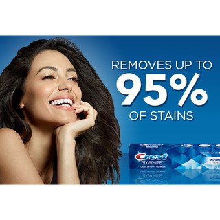 🌻 Kem đánh răng Crest 3D White Advanced Whitening Toothpaste 5.6oz (158g), 5-pack mới