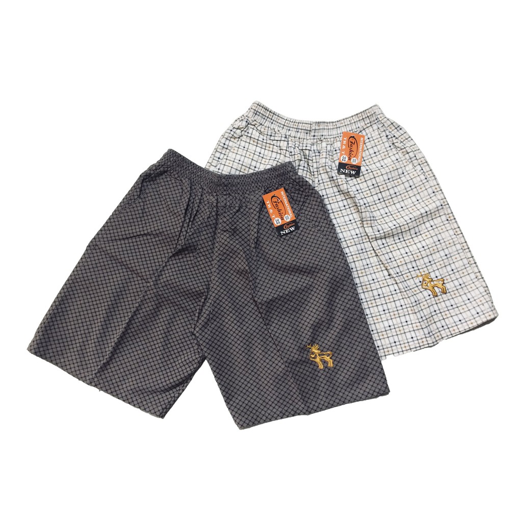 Quần Short Lửng Nam Caro Nhiều Màu