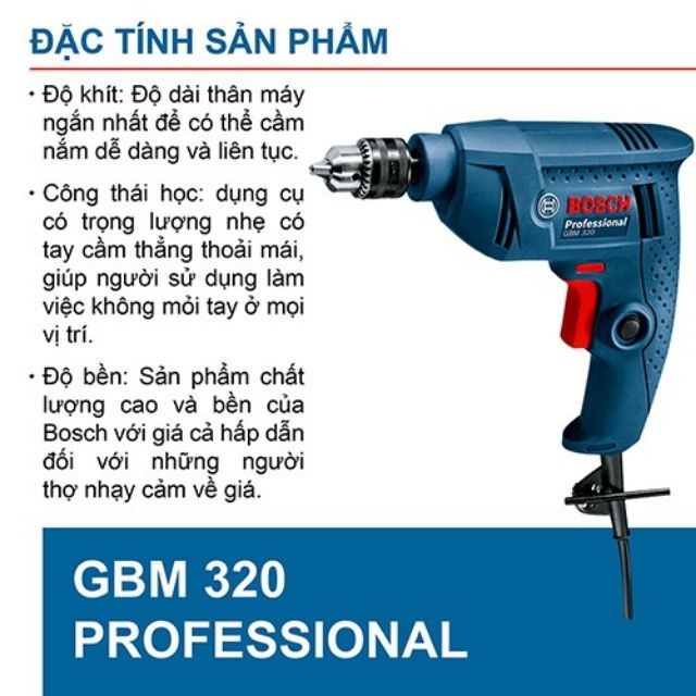 Máy khoan Bosch GBM 320