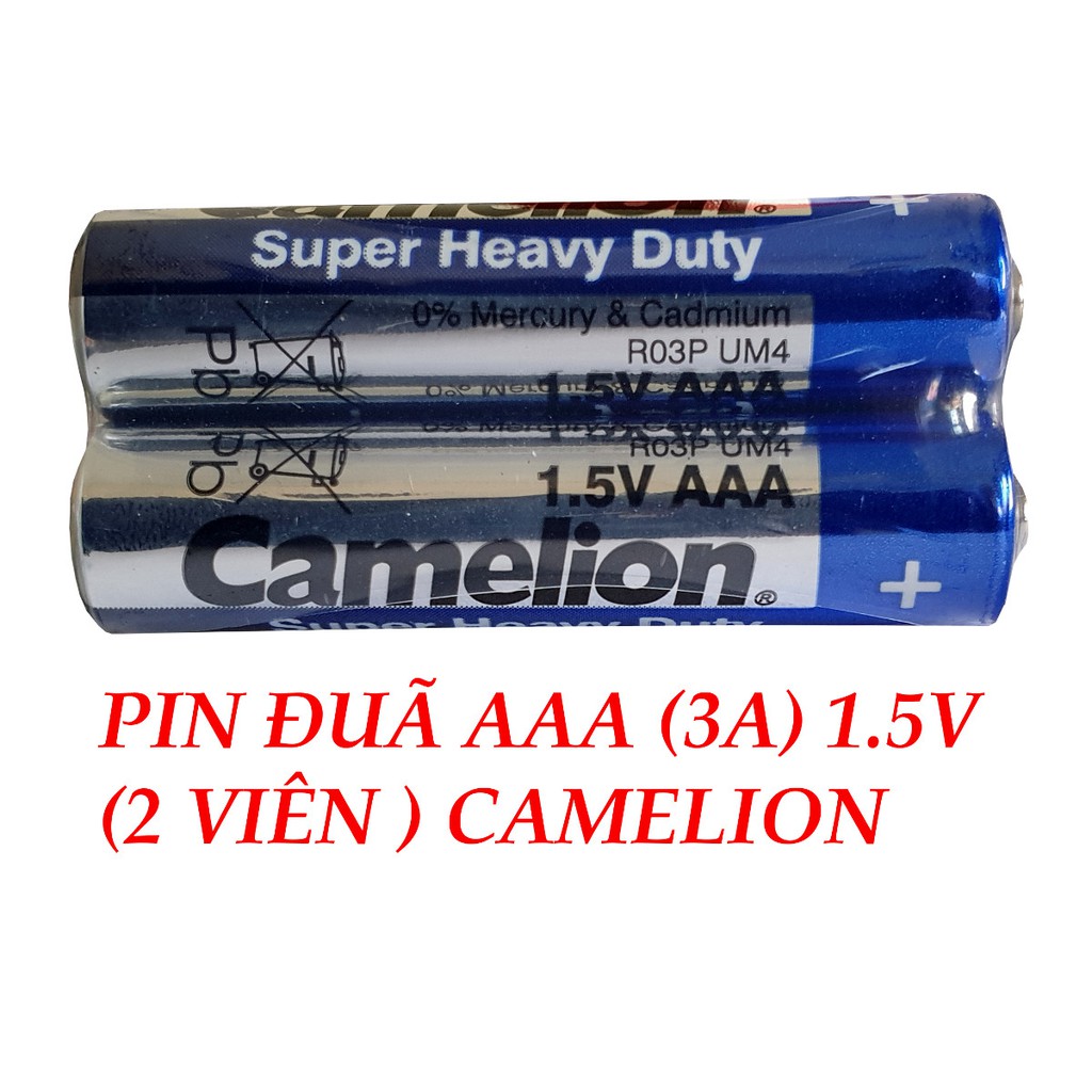 Pin vuông 9 volt - Pin AAA 1.5 Volt Camelion