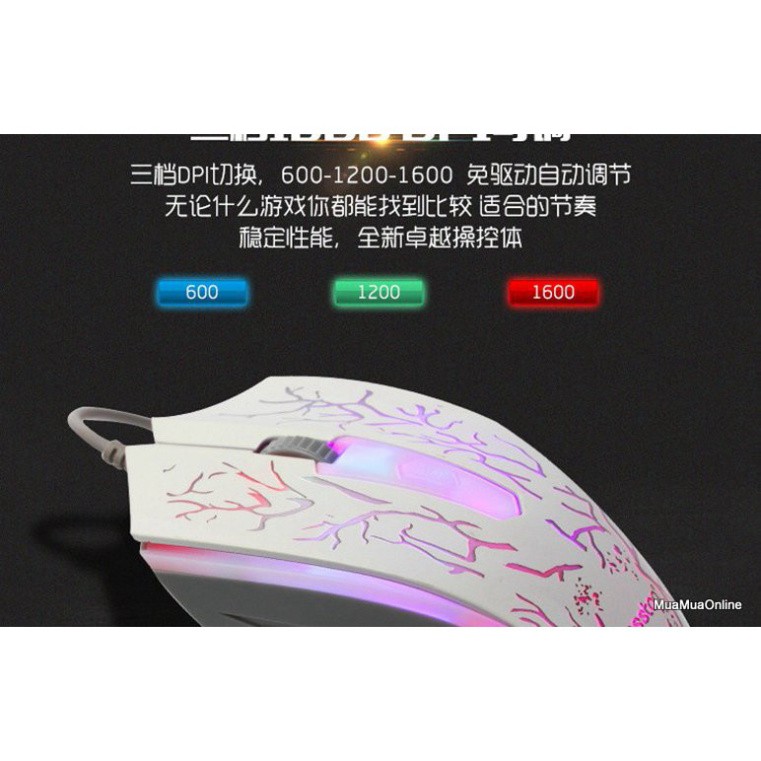 Bộ Chuột Và Bàn Phím Chuyên Game Có Led BOSSTON 837 Cao Cấp | BigBuy360 - bigbuy360.vn