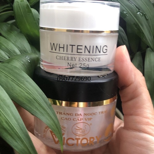 Bộ đôi KEM NÁM WHITENING 25g + Victory Hoa Việt