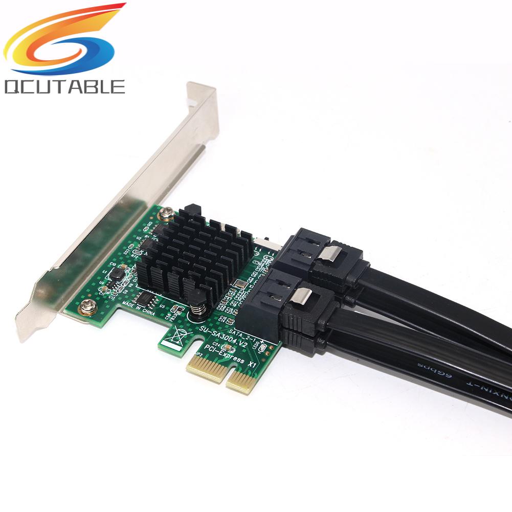Bo mạch PCI 1x SATA3.0 4 cổng riser PCI-E X1/X4/X8/X16 mở rộng
