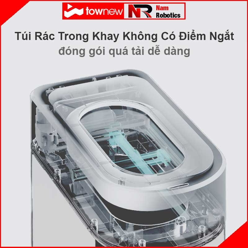 Khay Túi Rác Xiaomi Townew R03 Cho Thùng Rác Townew T3 Túi Liền Dài 9m Có thể đóng túi 25 đến 30 lần bảo vệ môi trường